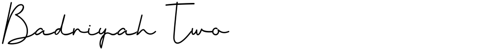 Badriyah Two