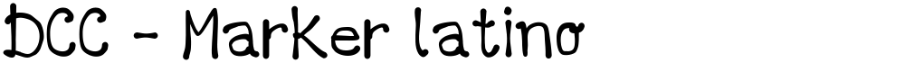 DCC - Marker latino
