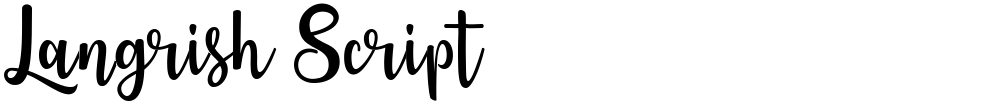 Langrish Script 