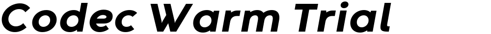 Codec Warm Trial