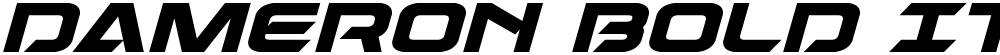 Dameron Bold Italic