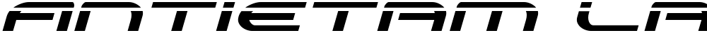 Antietam Laser Italic