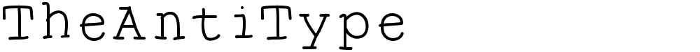 TheAntiType