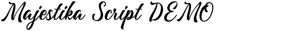 Majestika Script DEMO