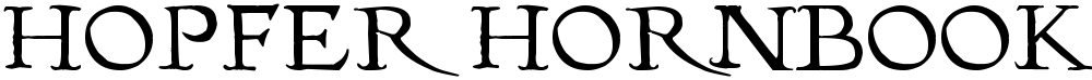 Hopfer Hornbook