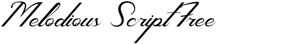 Melodious Script Free