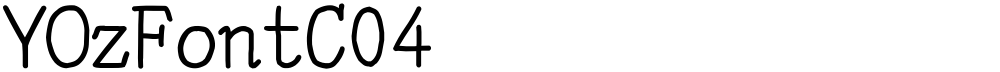 YOzFontC04