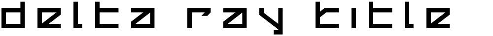 Delta Ray Title