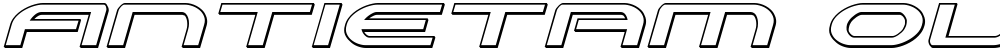 Antietam Outline Italic