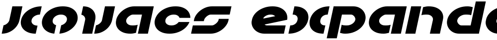 Kovacs Expanded Italic