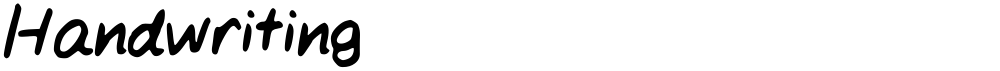Handwriting