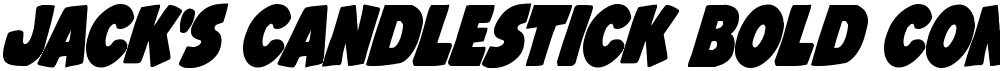 Jack's Candlestick Bold Condensed