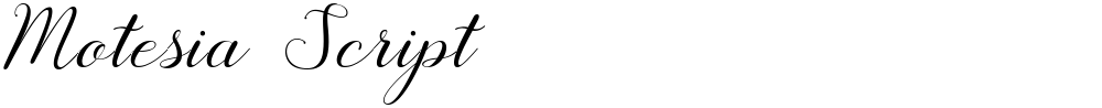 Motesia Script