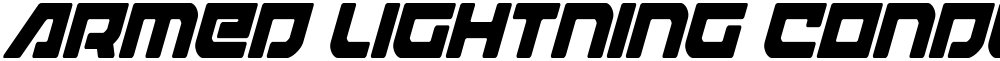 Armed Lightning Condensed Ital