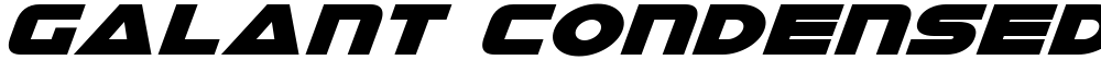 Galant Condensed Italic