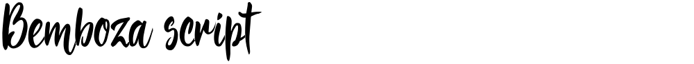Bemboza script