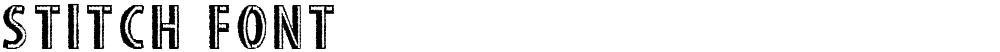 stitch font