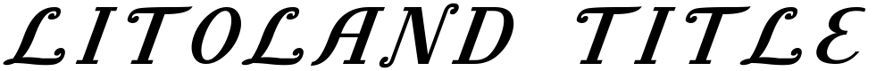 Litoland Title