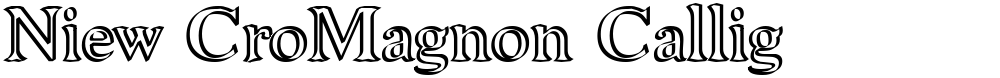 Niew CroMagnon Callig