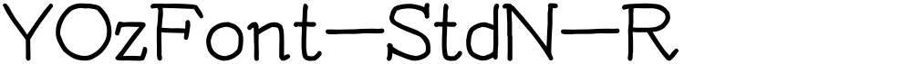 YOzFont-StdN-R