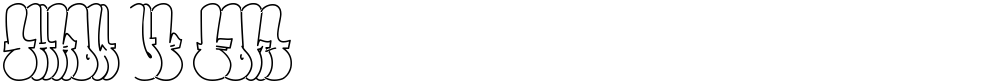 Throw-up Font