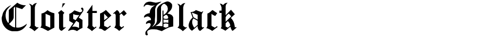 Cloister Black