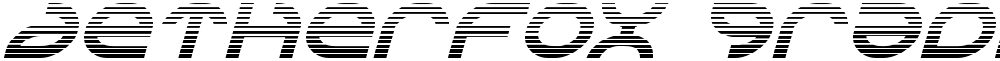Aetherfox Gradient Italic
