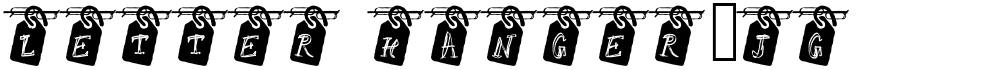 LETTER HANGER_JG