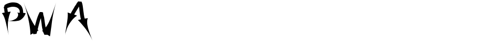 PW Arrow font