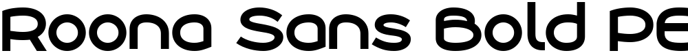 Roona Sans Bold PERSONAL