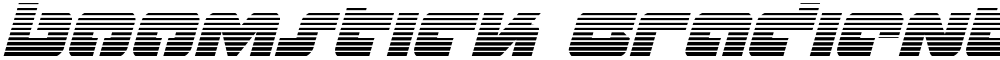 Boomstick Gradient Italic