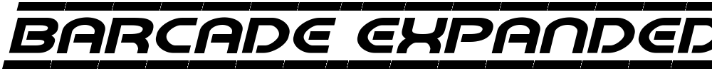 Barcade Expanded Italic