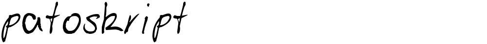 patoskript