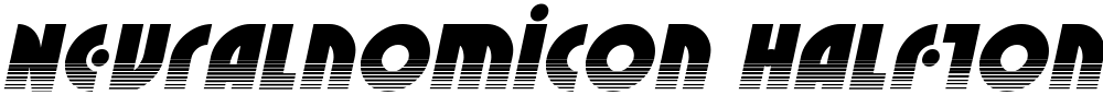 Neuralnomicon Halftone Italic