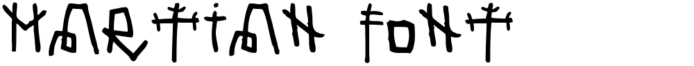 Martian Font