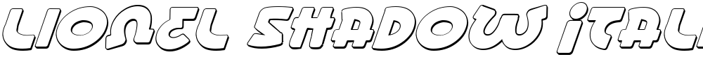 Lionel Shadow Italic