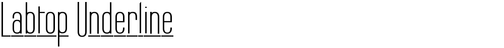 Labtop Underline