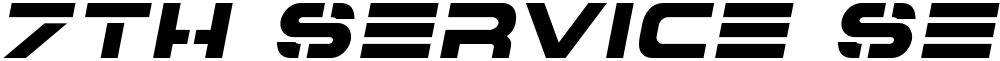7th Service Semi-Italic