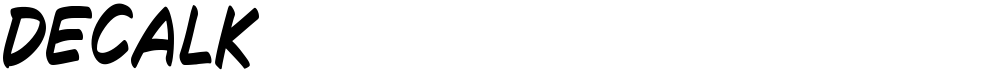 Decalk