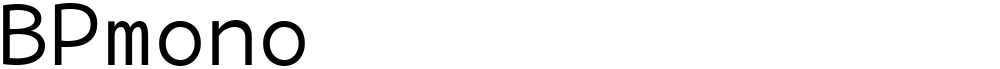 BPmono
