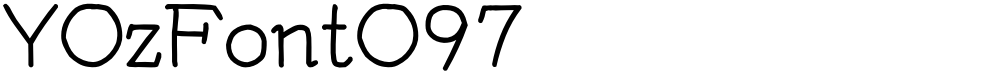 YOzFontO97
