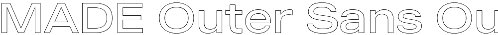 MADE Outer Sans Outline