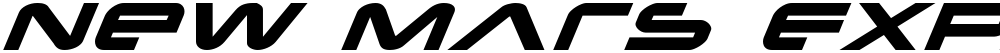 New Mars Expanded Italic