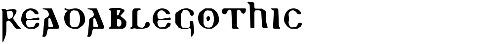 ReadableGothic