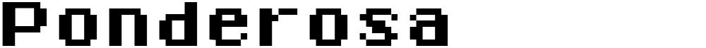 Ponderosa