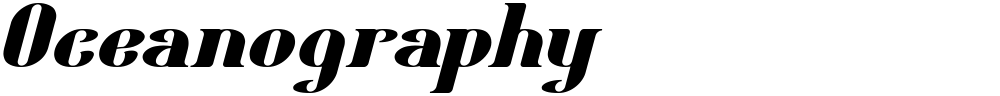 Oceanography