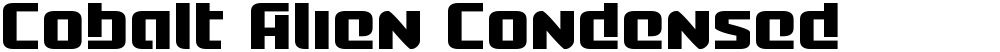 Cobalt Alien Condensed