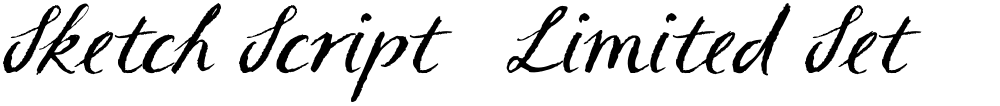 Sketch Script (Limited Set)