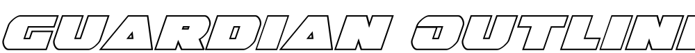 Guardian Outline Italic