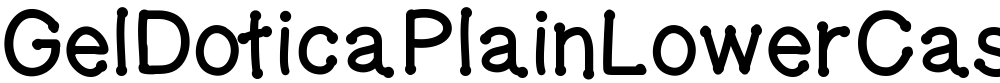 GelDoticaPlainLowerCaseThick